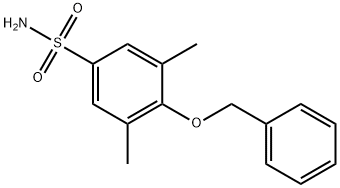 Benzenesulfonamide, 3,5-dimethyl-4-(phenylmethoxy)- Structure