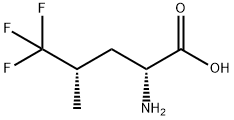 5,5,5-Trifluoro-(4S)-D-leucine 구조식 이미지