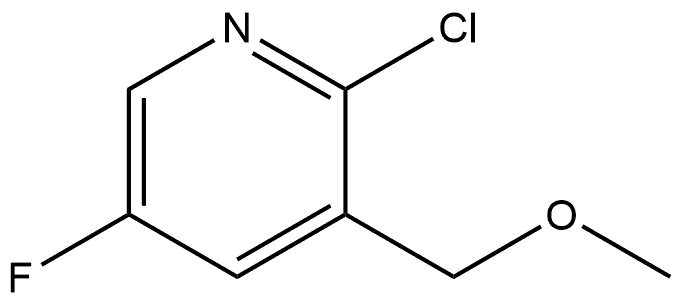 2-Chloro-5-fluoro-3-(methoxymethyl)pyridine Structure