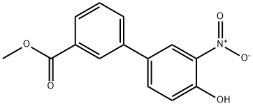 4-(3-Methoxycarbonylphenyl)-2-nitrophenol Structure