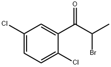 1-Propanone, 2-bromo-1-(2,5-dichlorophenyl)- Structure