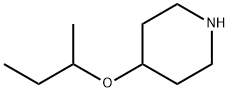 4-(butan-2-yloxy)piperidine Structure