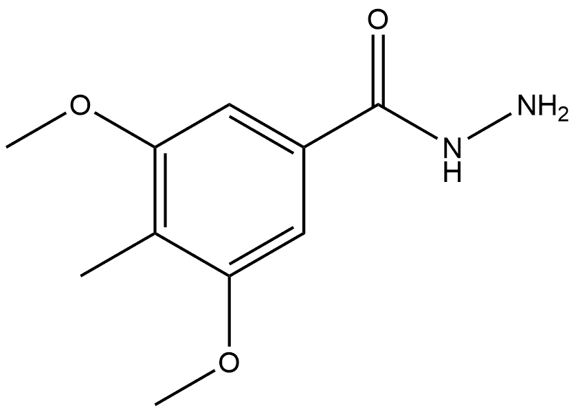 3,5-Dimethoxy-4-methylbenzoic acid hydrazide Structure