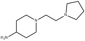 4-Piperidinamine, 1-[2-(1-pyrrolidinyl)ethyl]- Structure