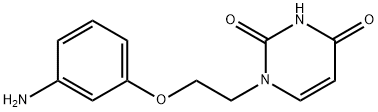 1-[2-(3-aminophenoxy)ethyl]-1,2,3,4-tetrahydropyr
imidine-2,4-dione Structure