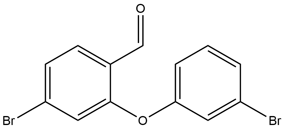 4-Bromo-2-(3-bromophenoxy)benzaldehyde Structure