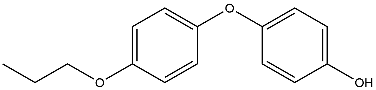 4-(4-Propoxyphenoxy)phenol Structure