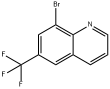 Quinoline, 8-bromo-6-(trifluoromethyl)- Structure