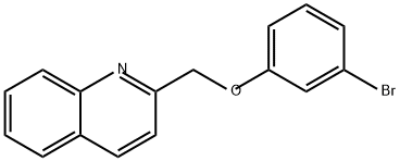 Quinoline, 2-[(3-bromophenoxy)methyl]- Structure