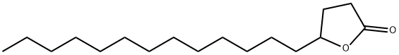 2(3H)-Furanone, dihydro-5-tridecyl- Structure