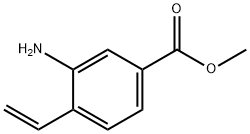 Benzoic acid, 3-amino-4-ethenyl-, methyl ester Structure