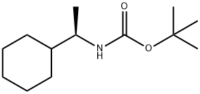 tert-butyl N-[(1R)-1-cyclohexylethyl]carbamate 구조식 이미지