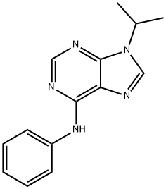 9H-Purin-6-amine, 9-(1-methylethyl)-N-phenyl- Structure