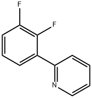 Pyridine, 2-(2,3-difluorophenyl)- 구조식 이미지