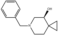 6-Azaspiro[2.5]octan-4-ol, 6-(phenylmethyl)-, (4S)- Structure