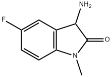 3-amino-5-fluoro-1-methylindolin-2-one Structure