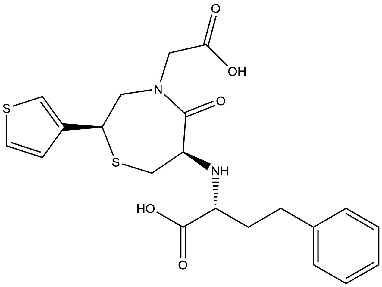 Temocapril Impurity 11 Structure