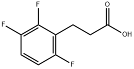 Benzenepropanoic acid, 2,3,6-trifluoro- Structure