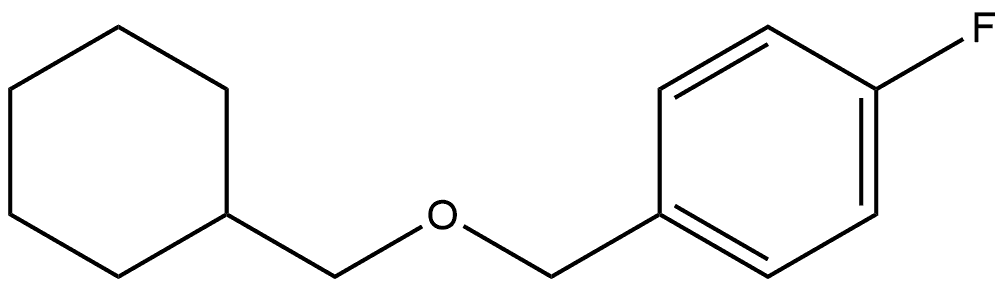 1-(Cyclohexylmethoxymethyl)-4-fluorobenzene Structure