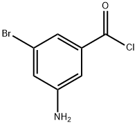 Benzoyl chloride, 3-amino-5-bromo- Structure