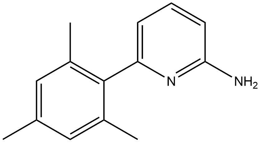 6-(2,4,6-Trimethylphenyl)-2-pyridinamine Structure