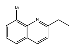 Quinoline, 8-bromo-2-ethyl- Structure