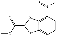 1,3-Benzodioxole-2-carboxylic acid, 4-nitro-, methyl ester Structure