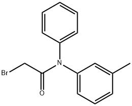 Acetamide, 2-bromo-N-(3-methylphenyl)-N-phenyl- Structure