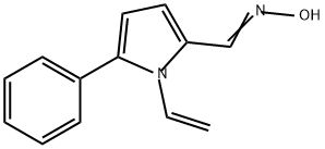 5-Phenyl-1-vinyl-1H-pyrrole-2-carbaldehyde oxime Structure