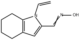 1-Ethenyl-4,5,6,7-tetrahydro-1H-indole-2-carboxaldehyde oxime Structure