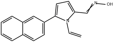 5-(Naphthalen-2-yl)-1-vinyl-1H-pyrrole-2-carbaldehyde oxime Structure