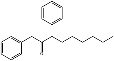 1,3-Diphenyl-2-nonanone Structure