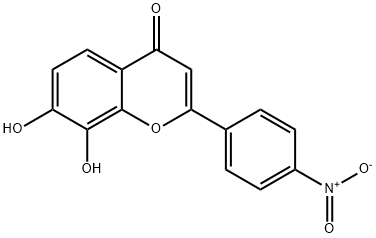 7,8-dihydroxy-4‘-nitroflavone Structure