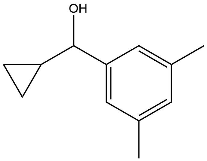 α-Cyclopropyl-3,5-dimethylbenzenemethanol Structure