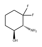 Cyclohexanol, 2-amino-3,3-difluoro-, (1S,2R)- Structure