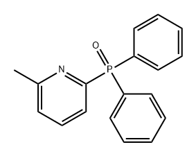 Pyridine, 2-(diphenylphosphinyl)-6-methyl- Structure