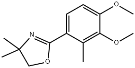 Oxazole, 2-(3,4-dimethoxy-2-methylphenyl)-4,5-dihydro-4,4-dimethyl- 구조식 이미지