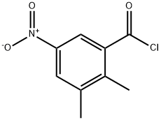 Benzoyl chloride, 2,3-dimethyl-5-nitro- Structure