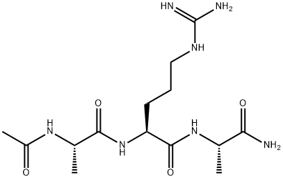 L-Alaninamide, N-acetyl-L-alanyl-L-arginyl- Structure