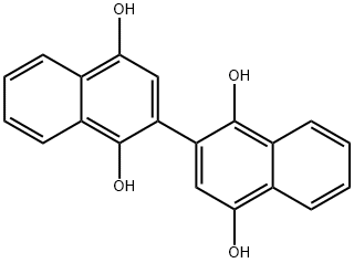 [2,2''-Binaphthalene]-1,1'',4,4''-tetraol Structure