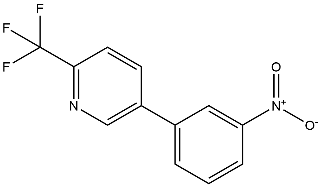 5-(3-nitrophenyl)-2-(trifluoromethyl)pyridine Structure