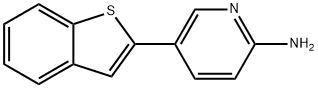 5-(1-Benzothiophen-2-yl)pyridin-2-amine Structure