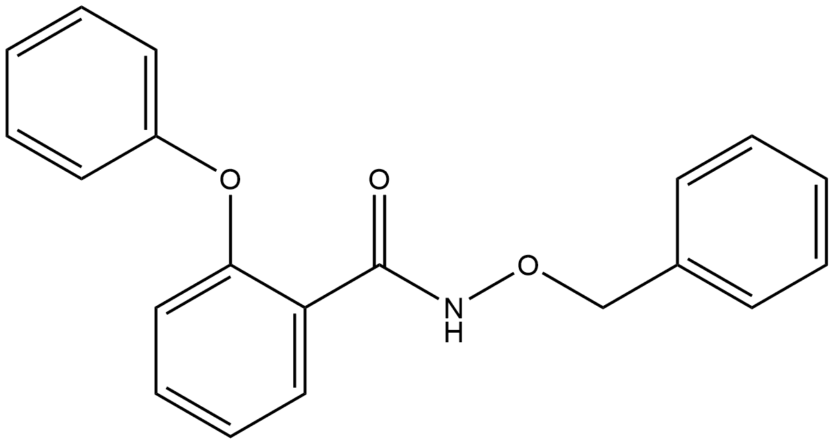 2-Phenoxy-N-(phenylmethoxy)benzamide Structure