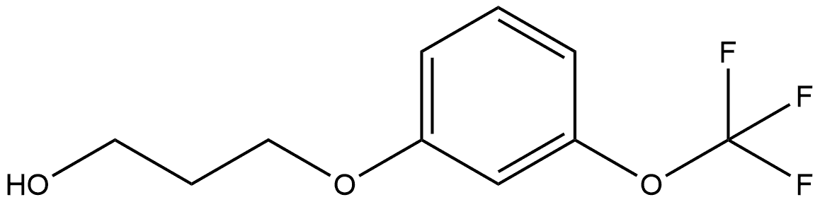 3-[3-(Trifluoromethoxy)phenoxy]-1-propanol Structure