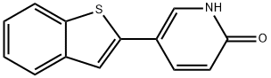 5-[Benzo(b)thiophen-2-yl]-2-hydroxypyridine Structure