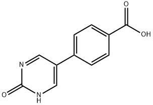 5-(4-Carboxyphenyl)-2-hydroxypyrimidine Structure