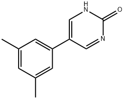 5-(3,5-Dimethylphenyl)-2-hydroxypyrimidine Structure