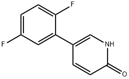 5-(2,5-Difluorophenyl)-2-hydroxypyridine Structure