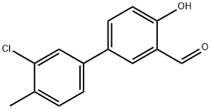 4-(3-Chloro-4-methylphenyl)-2-formylphenol Structure