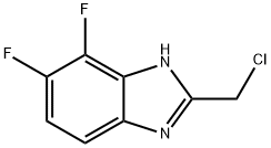 2-(Chloromethyl)-4,5-difluoro-1H-benzimidazole Structure